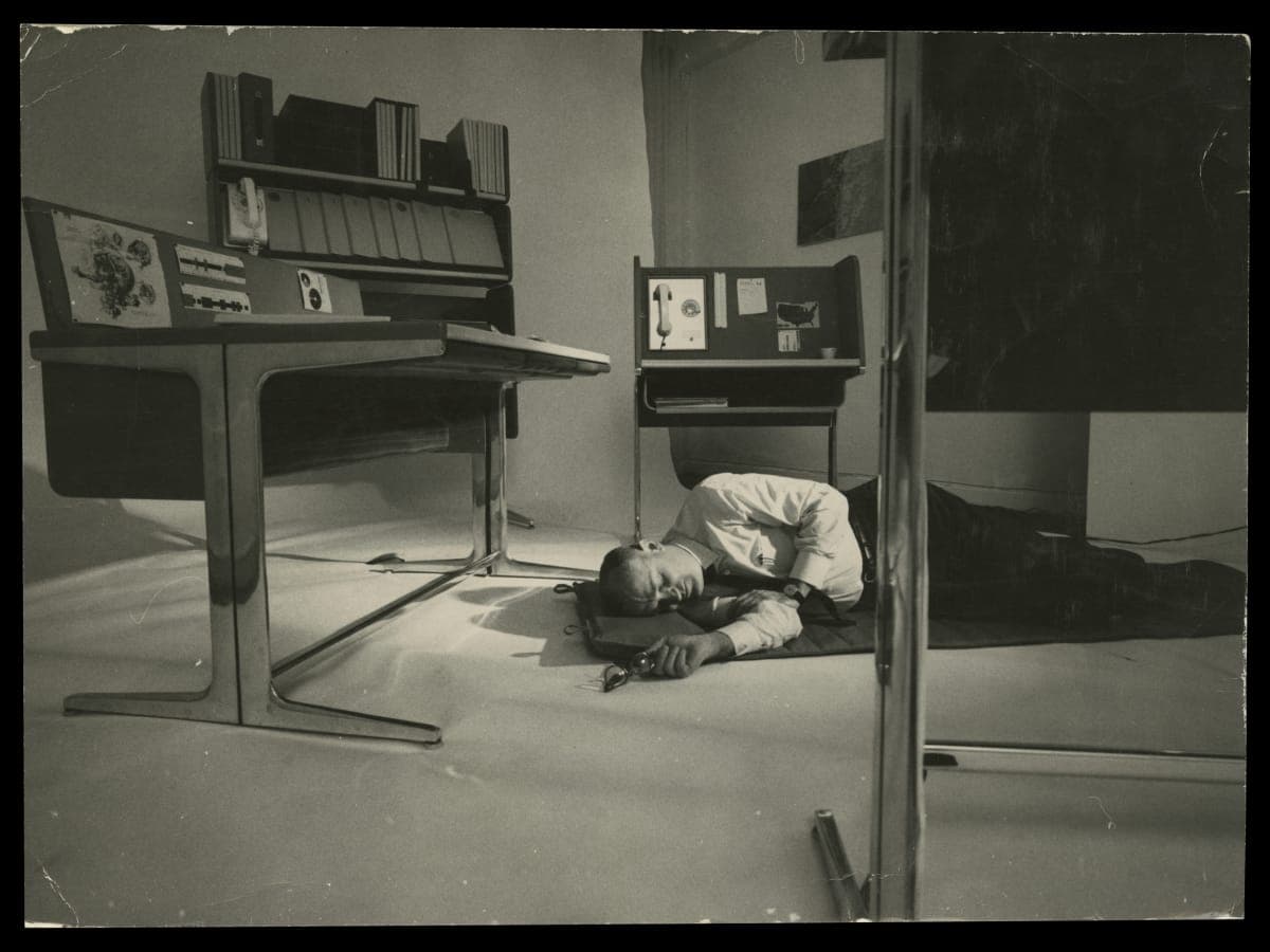 Herman Miller Action Office Nap Pad in Use, circa 1964