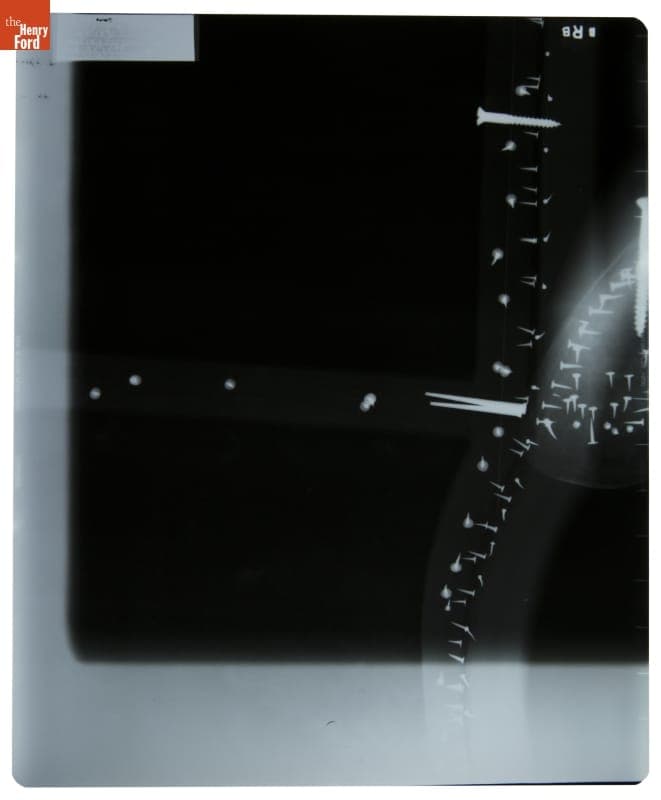 X-Ray of the Chair in Which Abraham Lincoln Was Shot at Fords Theatre, Imaged 1999