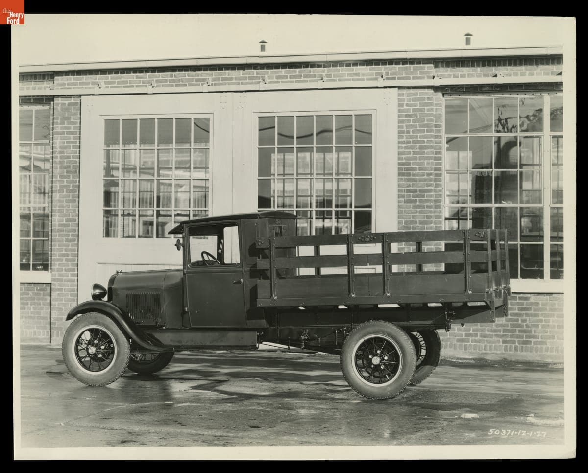 1928 Ford Model AA Stake Truck, December 1927