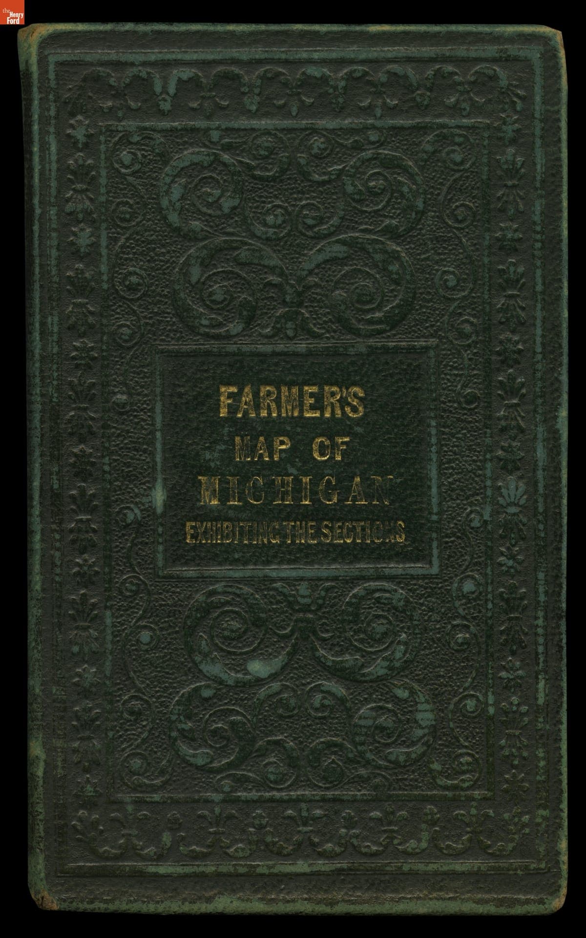Farmer's Map of Michigan: Exhibiting the Sections, 1837