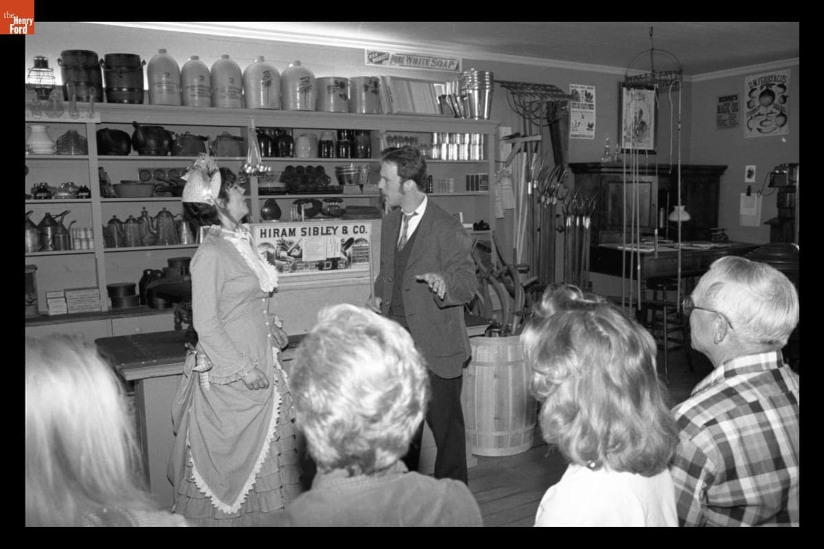 Performance in General Store during "Summer Fest" in Greenfield Village, June 1994