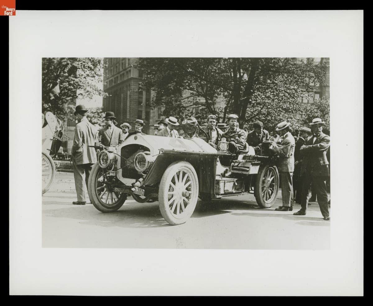 Acme Race Car Awaiting Start of New York-to-Seattle Race, June 1, 1909