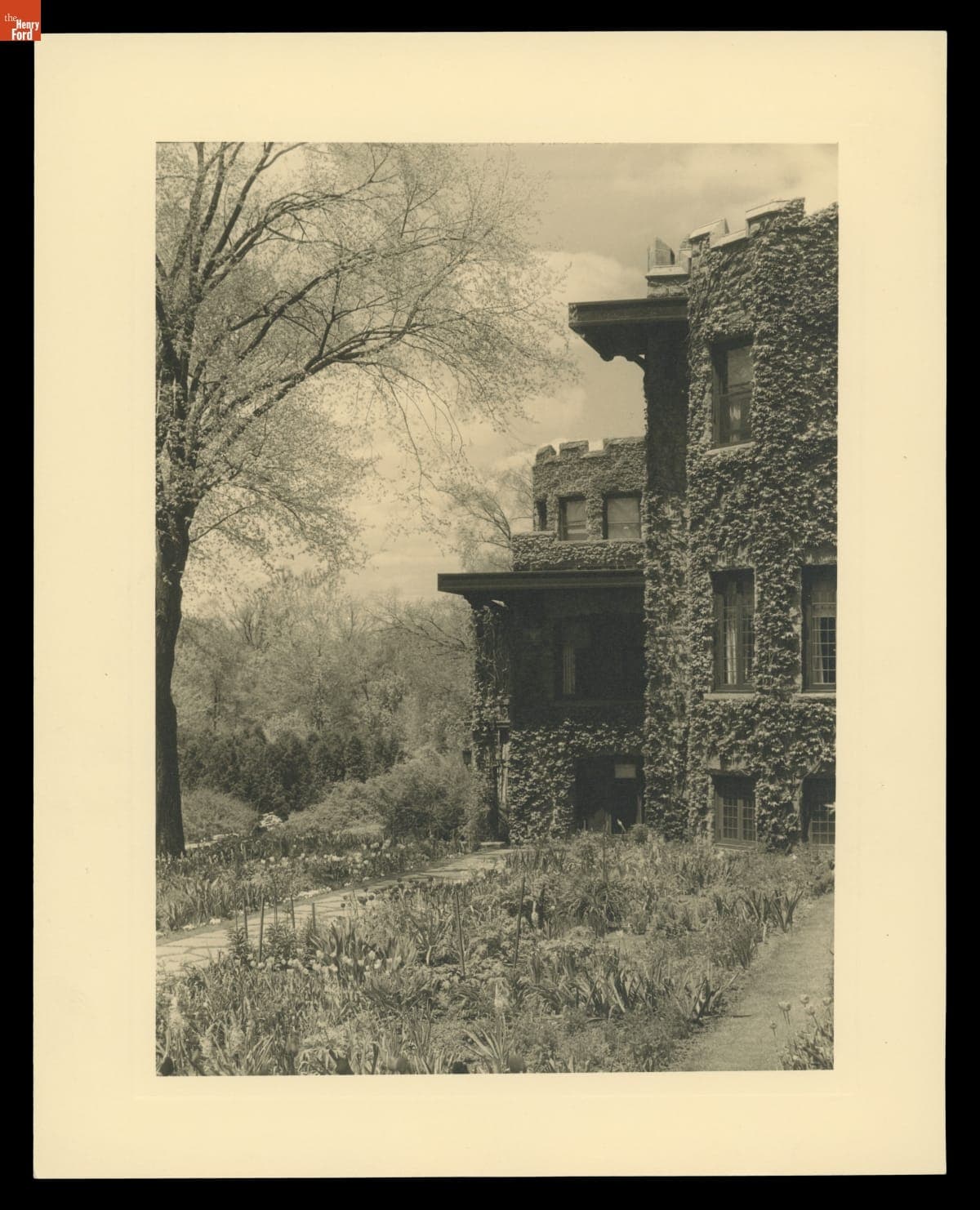 Blue Garden at Fair Lane Estate, Dearborn, Michigan, May 1932