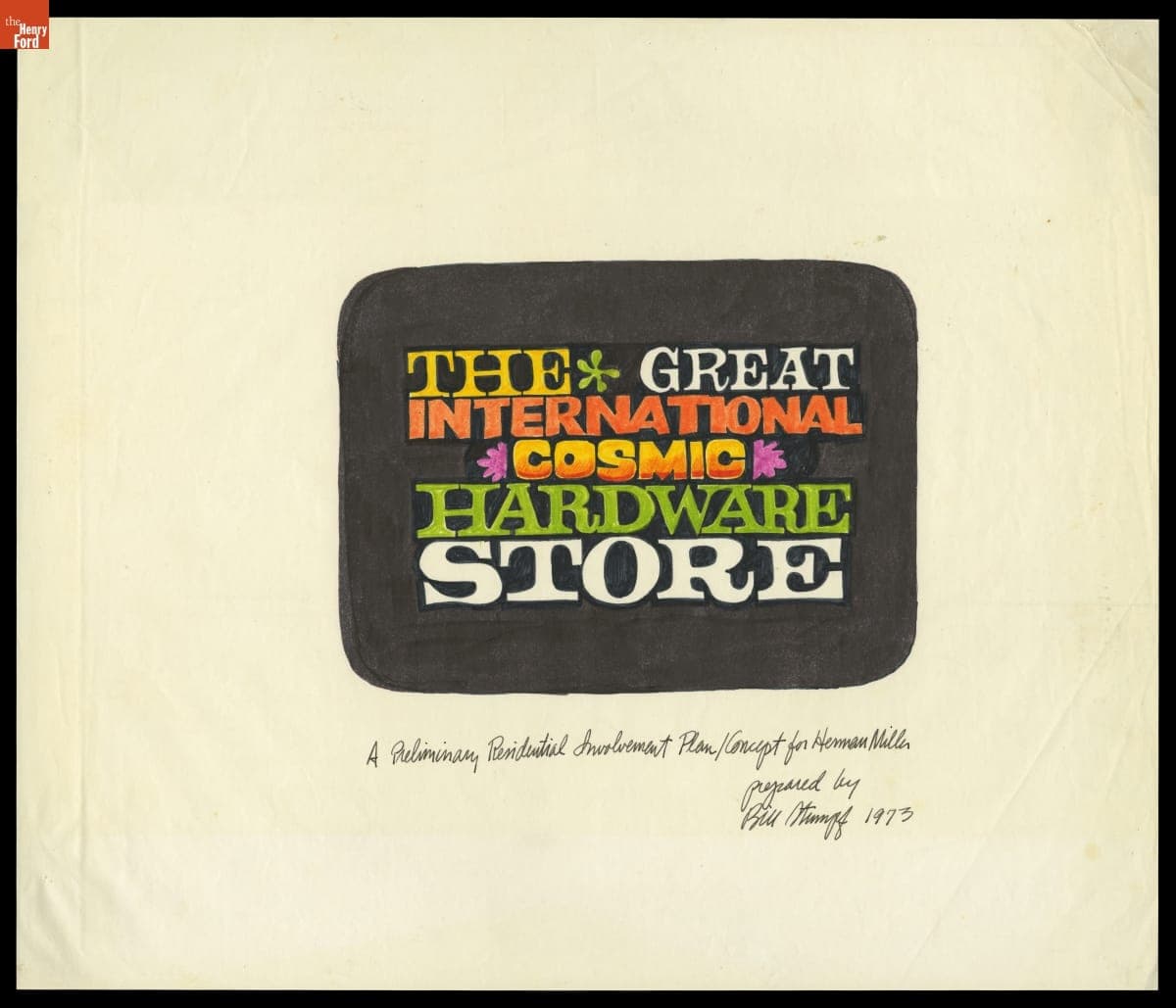 "The Great International Cosmic Hardware Store," 1973