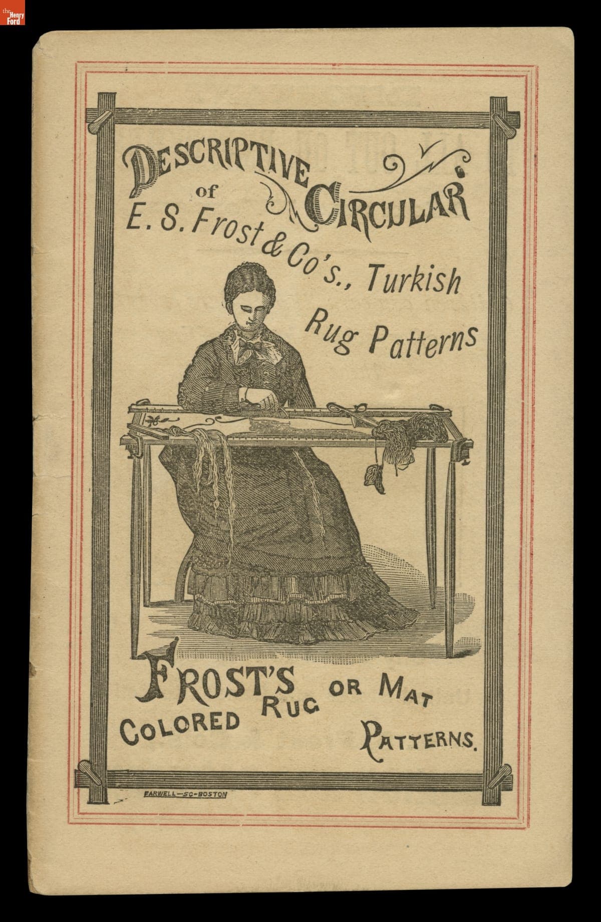 Descriptive Circular of E.S. Frost & Co.'s Turkish Rug Patterns, circa 1891