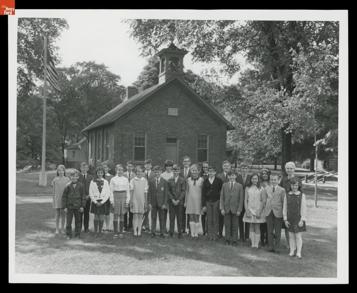 Last Sixth-Grade Graduating Class at Edison Institute Schools, June 1969