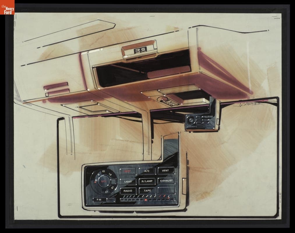 Rendering of Mass Transit Interior Design Concept
