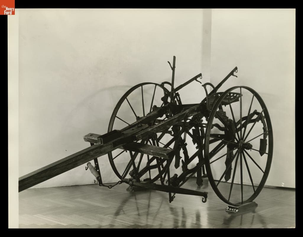 Sulky Cultivator (circa 1895) Photographed in Henry Ford Museum, 1937