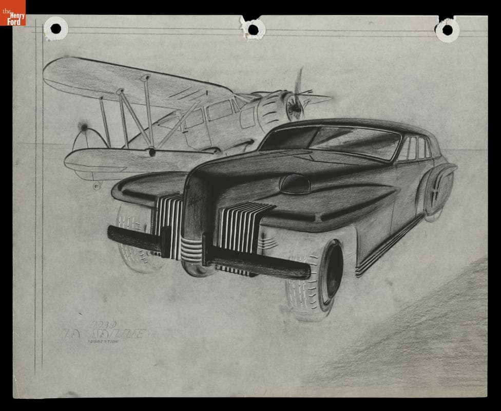 Sketch, "1939 LaSalle Suggestion"