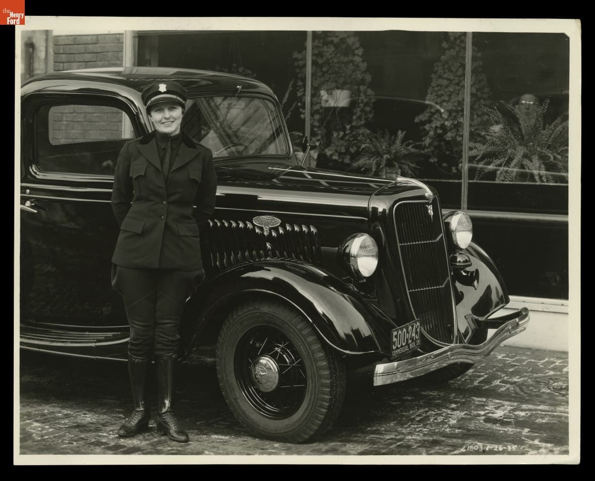 Ford V-8 Pickup Used by Reliable Messengers Inc., Detroit, Michigan, January 1935