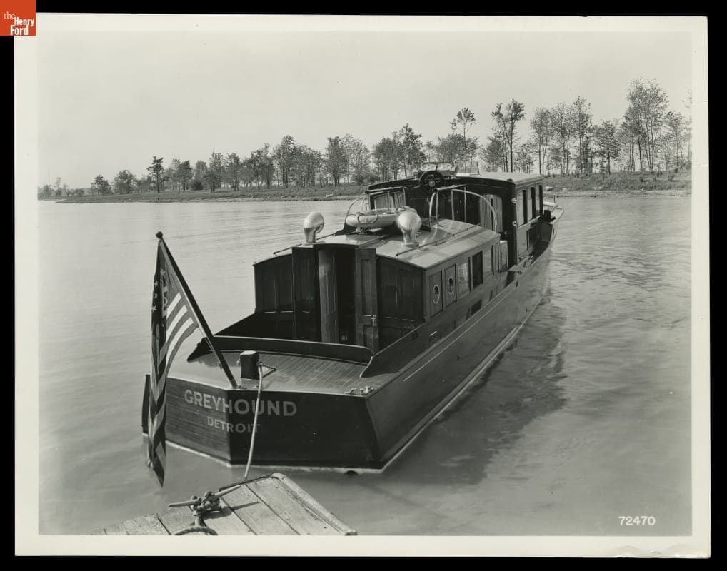 Edsel Ford's Yacht "Greyhound," August 1923