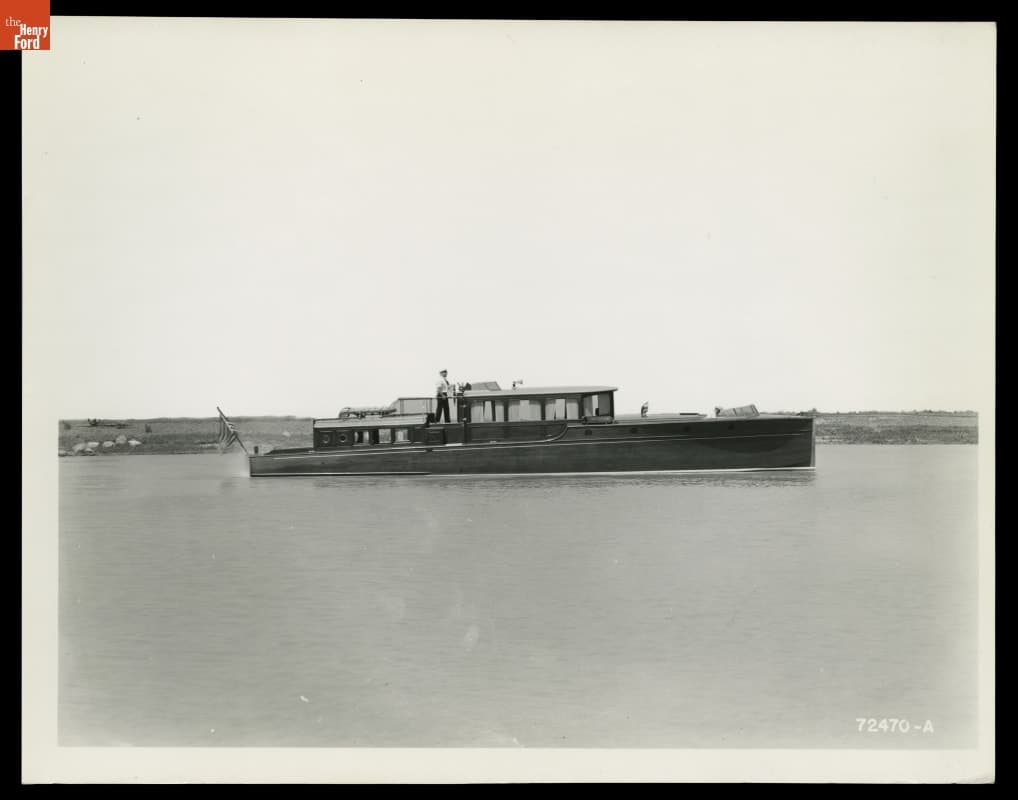Edsel Ford's Yacht "Greyhound," August 1923
