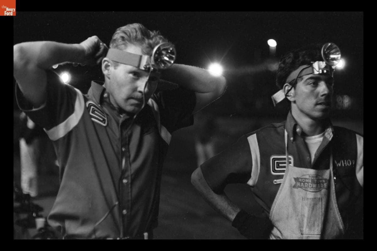 Shelby American Crew at the Daytona Continental 2000 km Race, February 1965