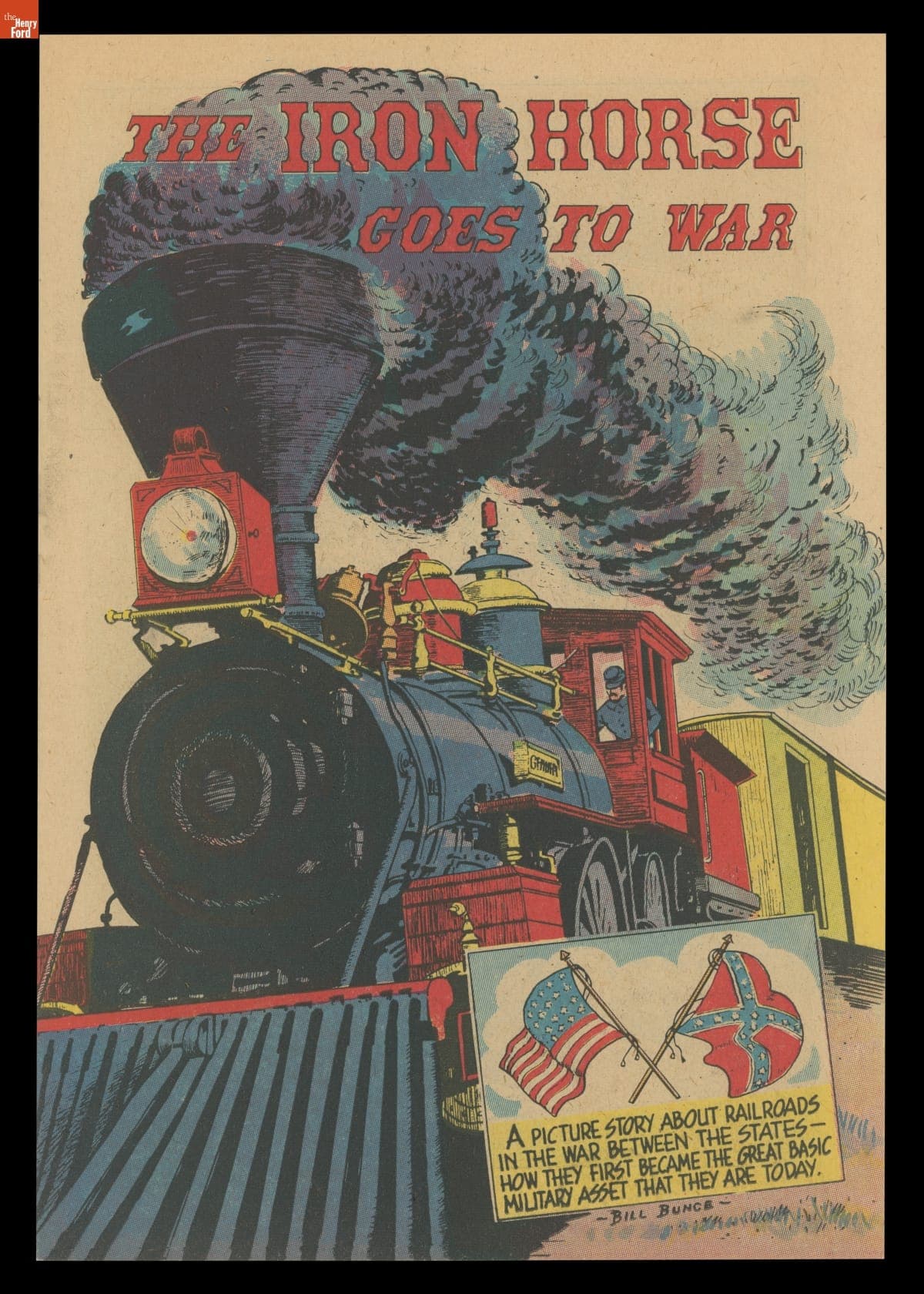 "The Iron Horse Goes to War" Comic Book, circa 1960
