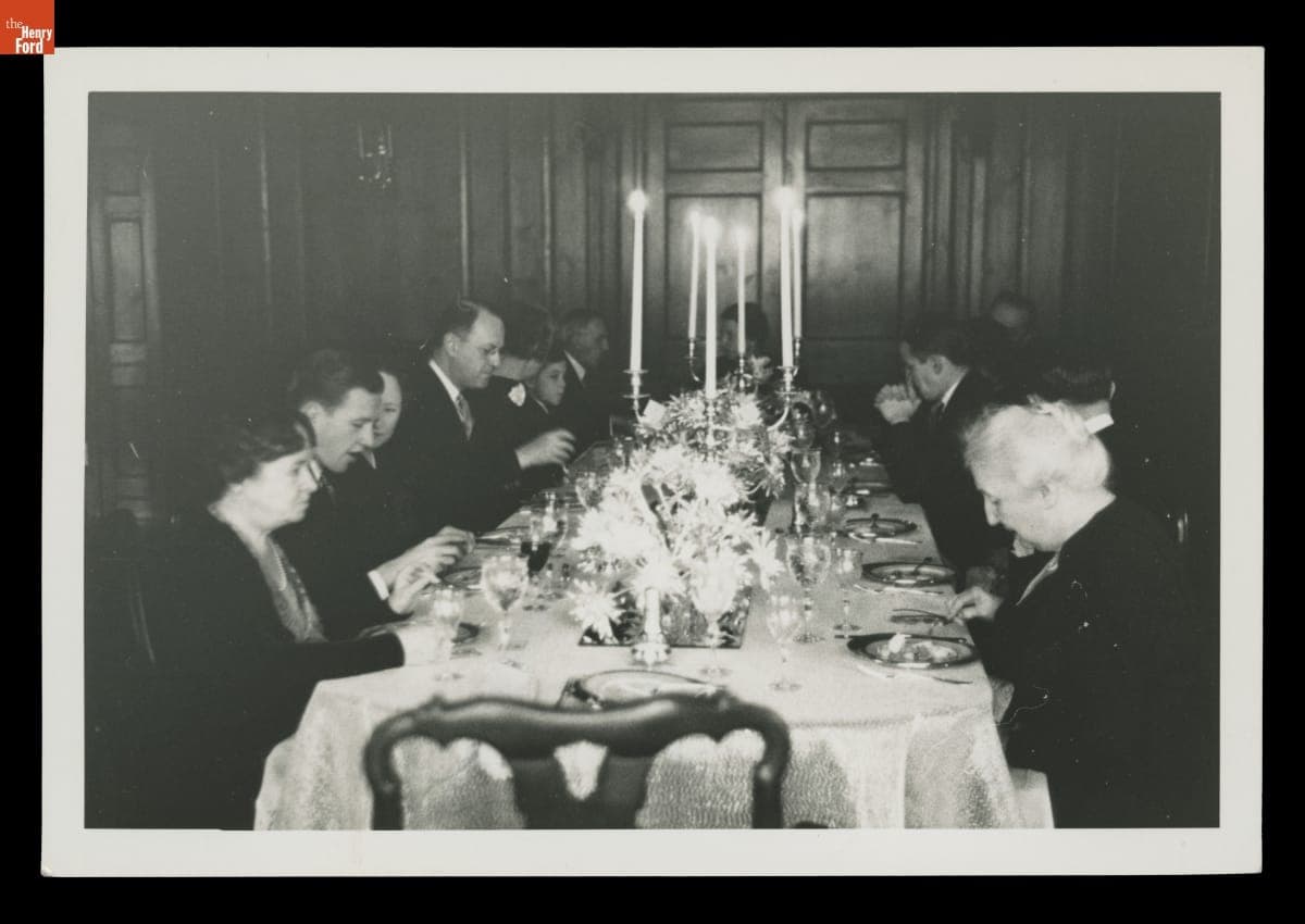 Ford Family Having a Meal, circa 1935