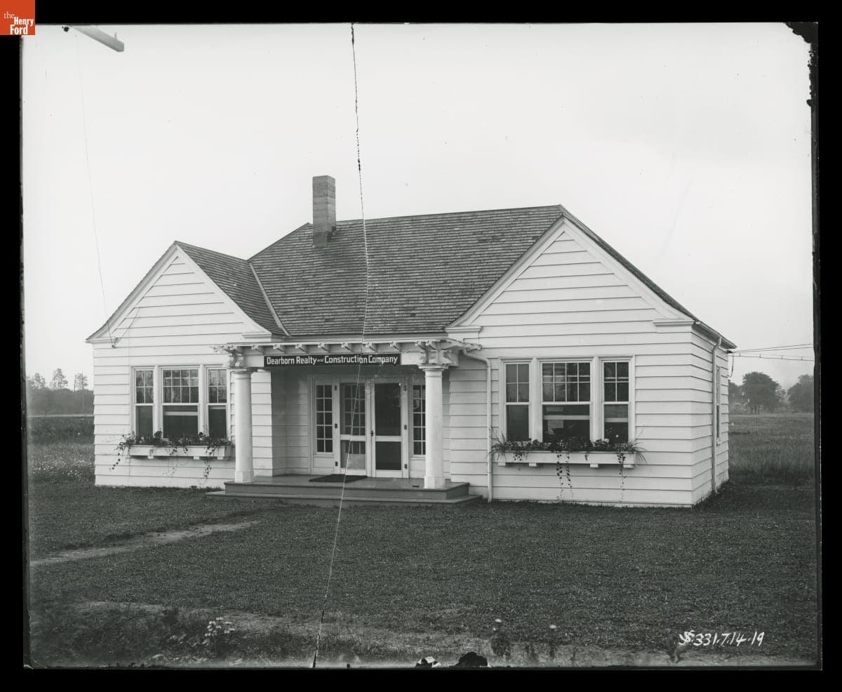Construction Headquarters, Ford Homes District Employee Housing, Dearborn, Michigan, July 1919