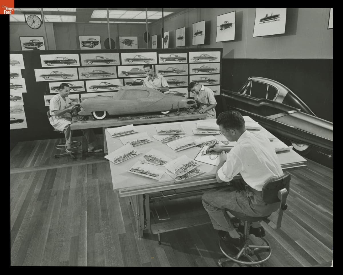 Ford Motor Company Advanced Styling Section, circa 1953
