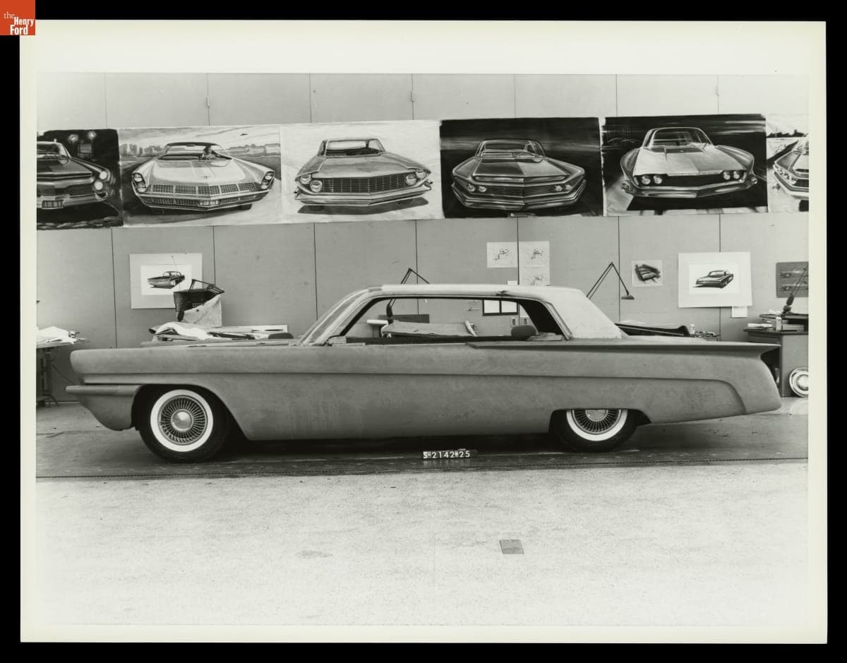 Full Size Model of 1960-1961 Lincoln Continental, Design Work during 1957-1959