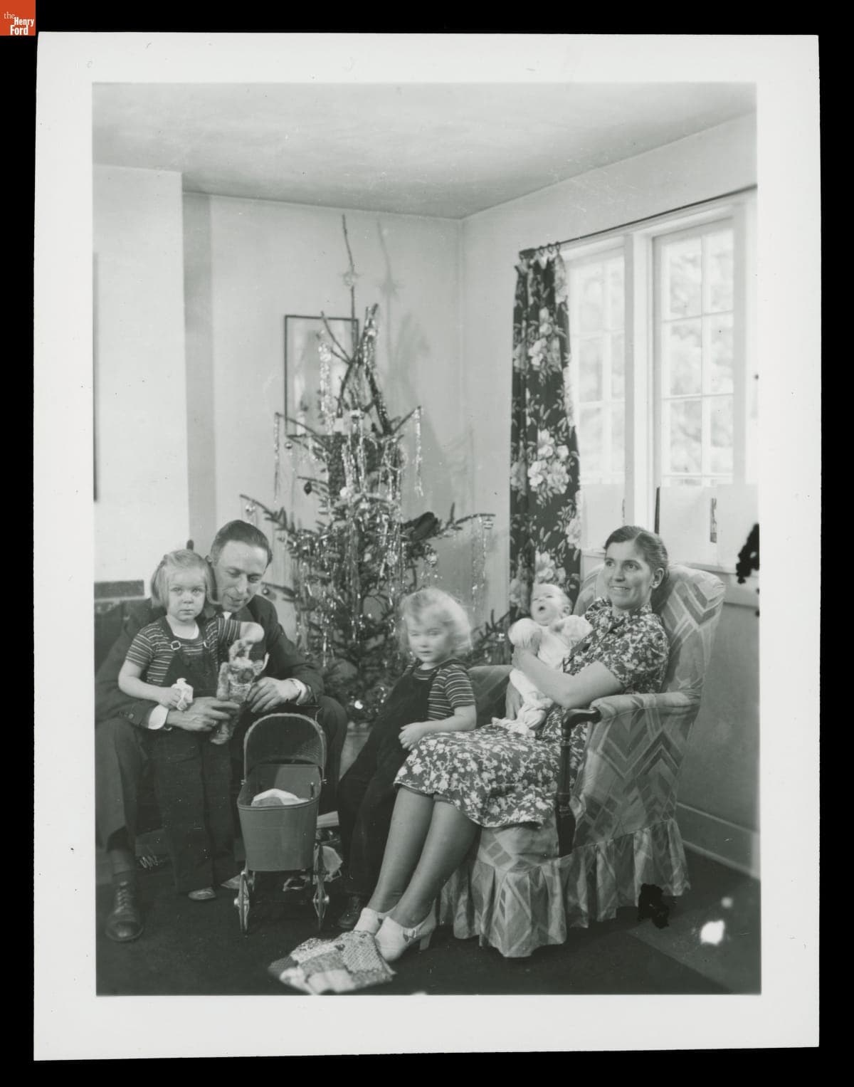 Engle Family at Christmas, 1938