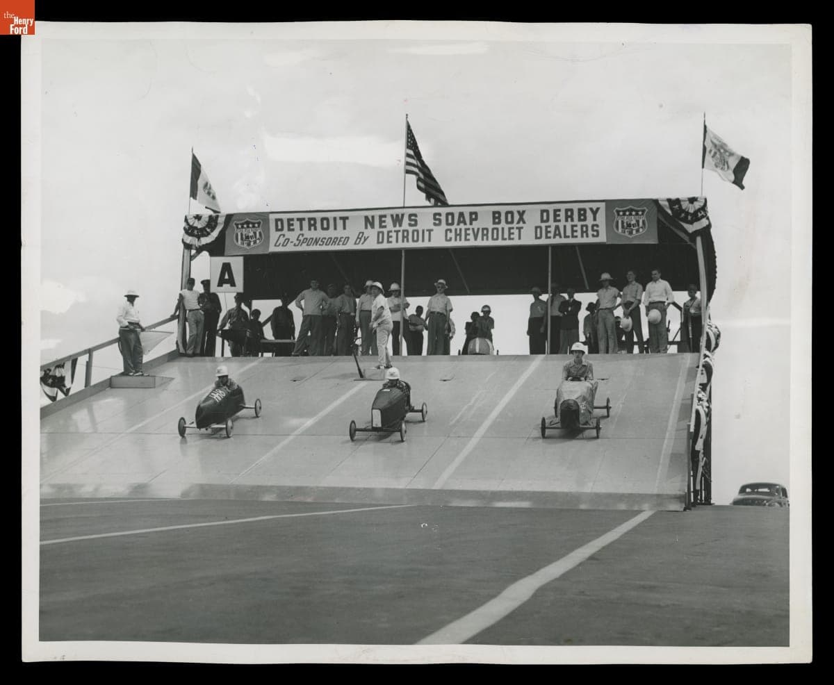 Detroit News Soap Box Derby, 1946