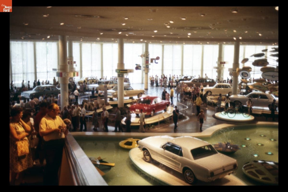 Guest Reception Area at the Ford Pavilion, New York World's Fair, 1964-1965