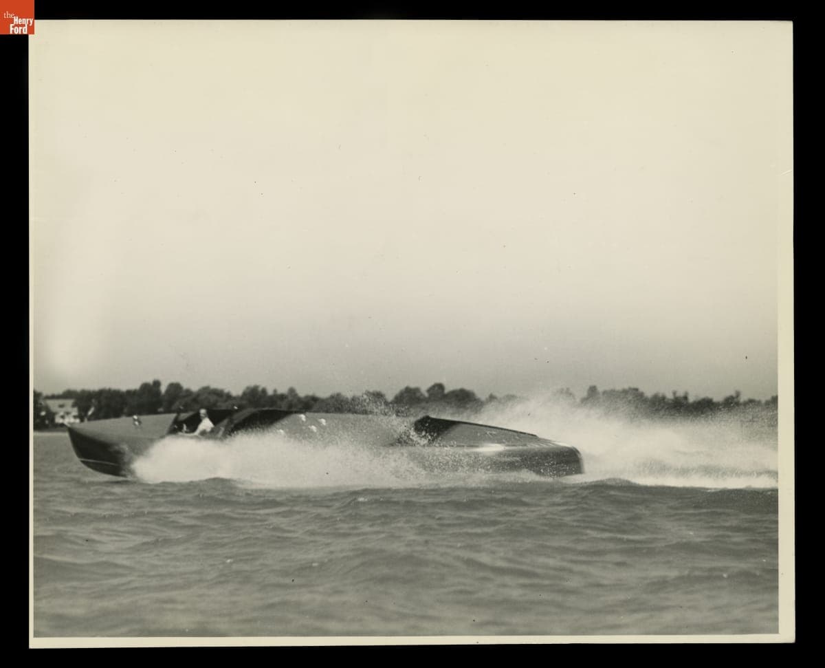 Edsel Ford's Speedboat "Typhoon," June 1934