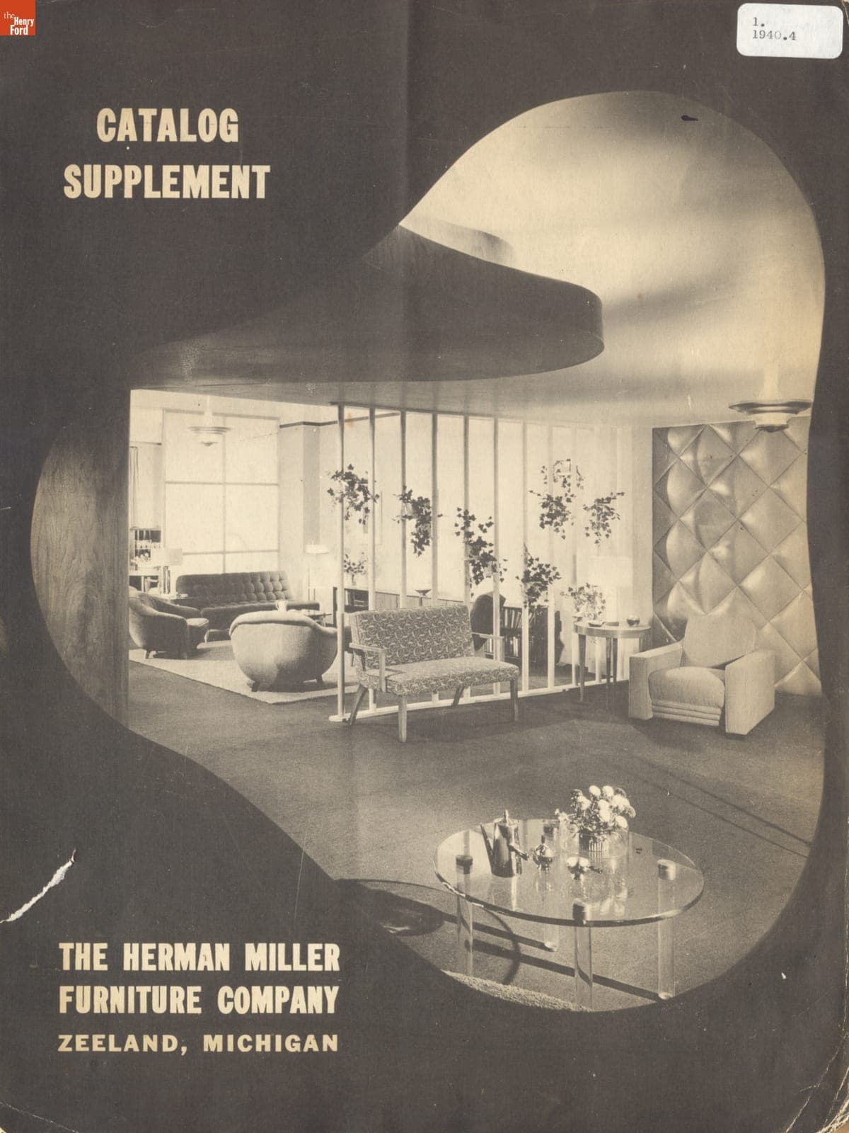 The Herman Miller Furniture Company, Zeeland, Michigan,  Catalog Supplement, 1940