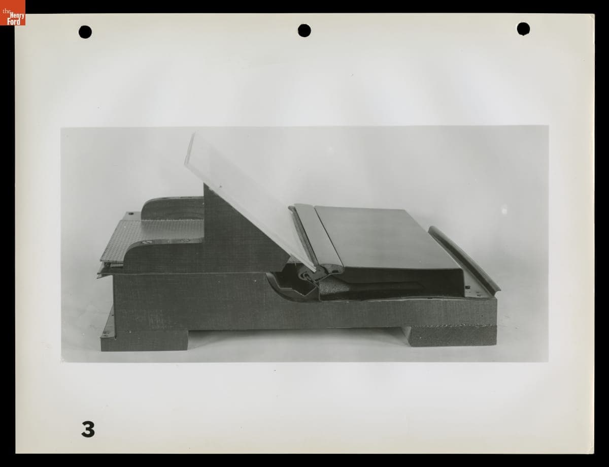 Windshield Mounting Lower Cross-Section, Studebaker-Packard Corporation 57th Series Product Program, 1951-1956