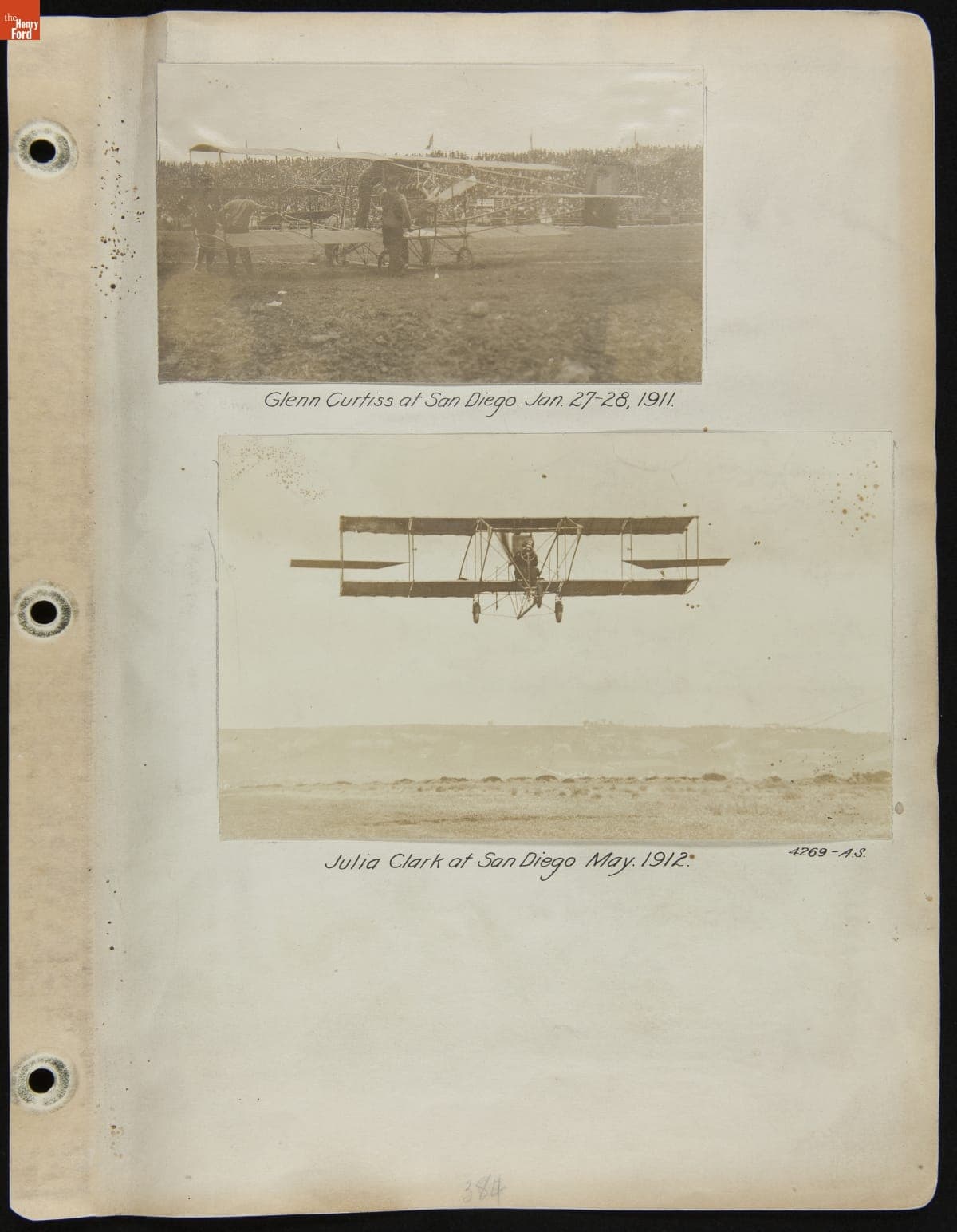 Ernest L. Jones Early Aviation Scrapbook, vol. 3 of 7 (C-G)