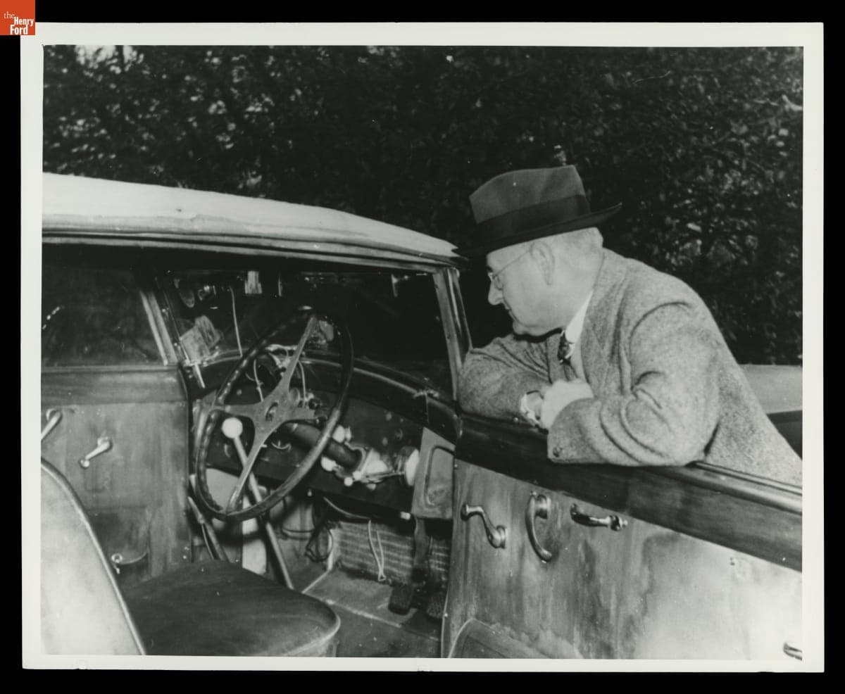 Charles Chayne with 1931 Bugatti Royale, 1943-1945