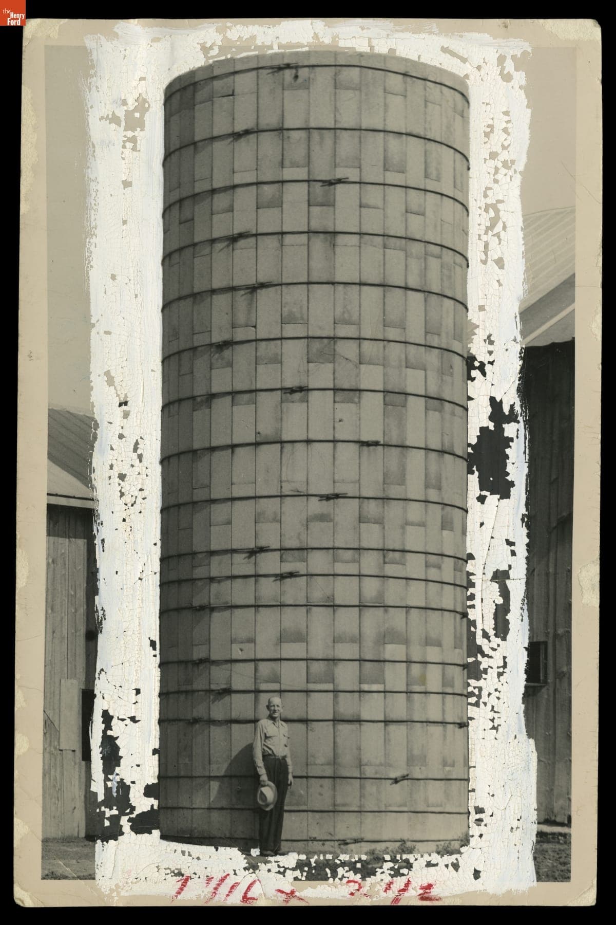 The Second Smith Silo Built in 1909 on a Farm near Paw Paw, Michigan