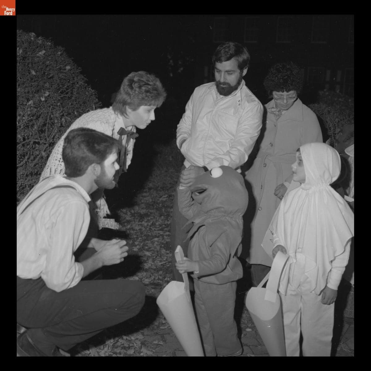 "Trick or Treat" at Wright Home in Greenfield Village, October 1982