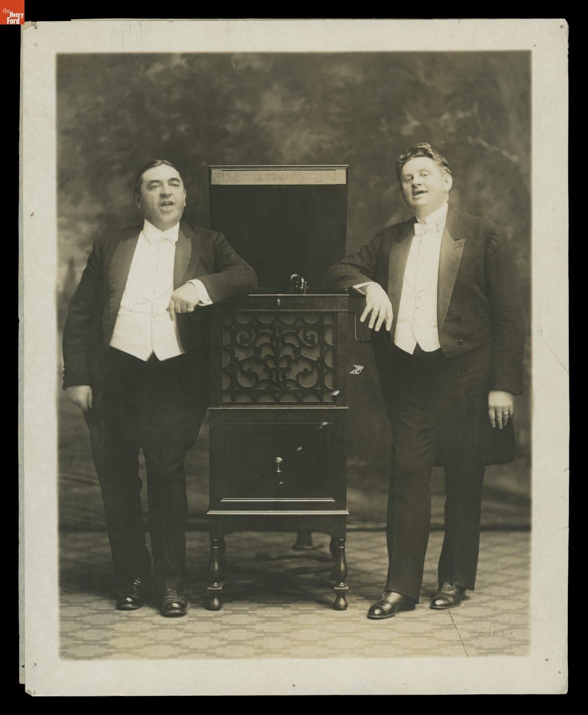 Edison Recording Artists Arthur Collins and Byron Harlan, circa 1916