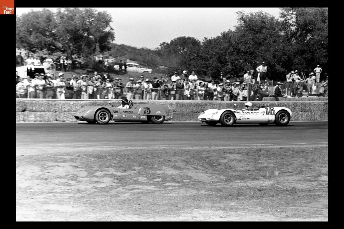 Lotus Race Cars in the Monterey Grand Prix, Laguna Seca, October 1965