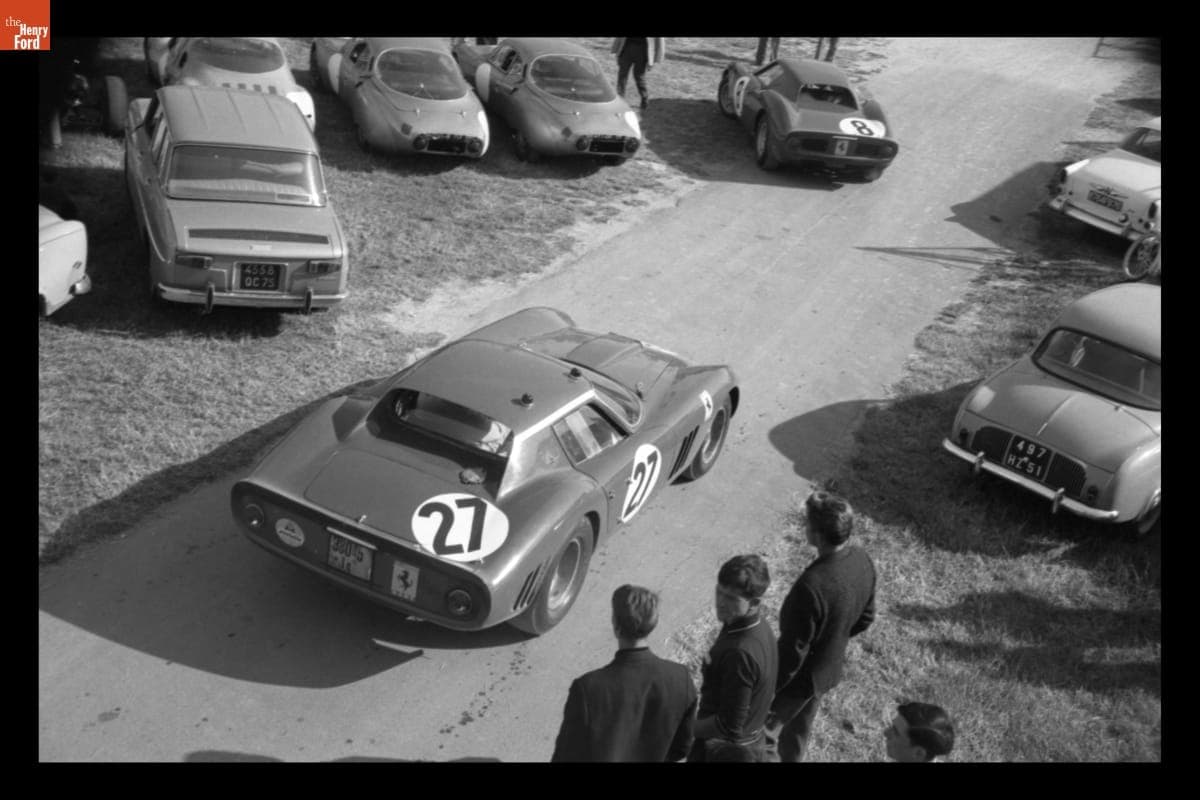 Ferrari 250 GTO Driven by Bob Grossman and Ed Hugus in the 12 Heures Internationales de Reims (Reims 12 Hours), July 1964