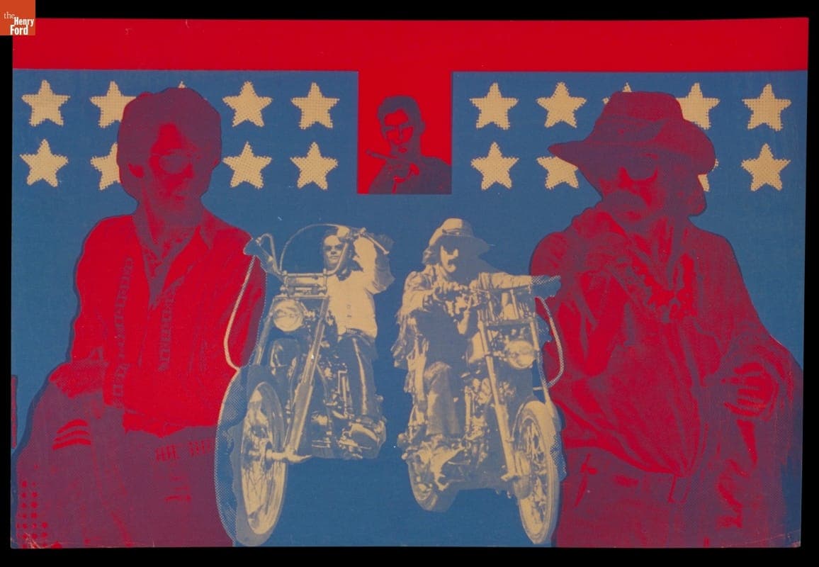 Movie Poster, "Easy Rider," 1970