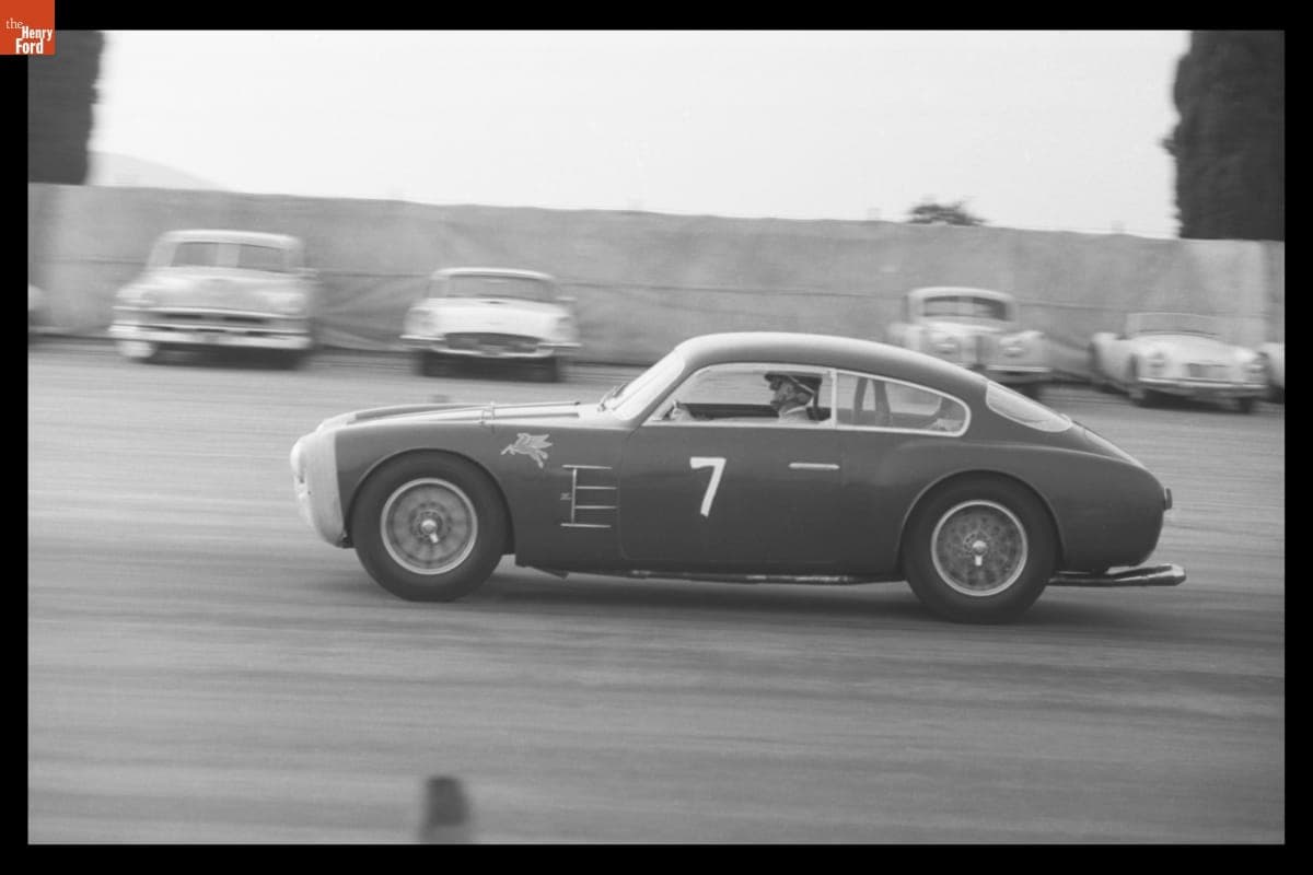 Maserati Driven by Skip Conklin in the Pomona Sports Car Races, February 1958