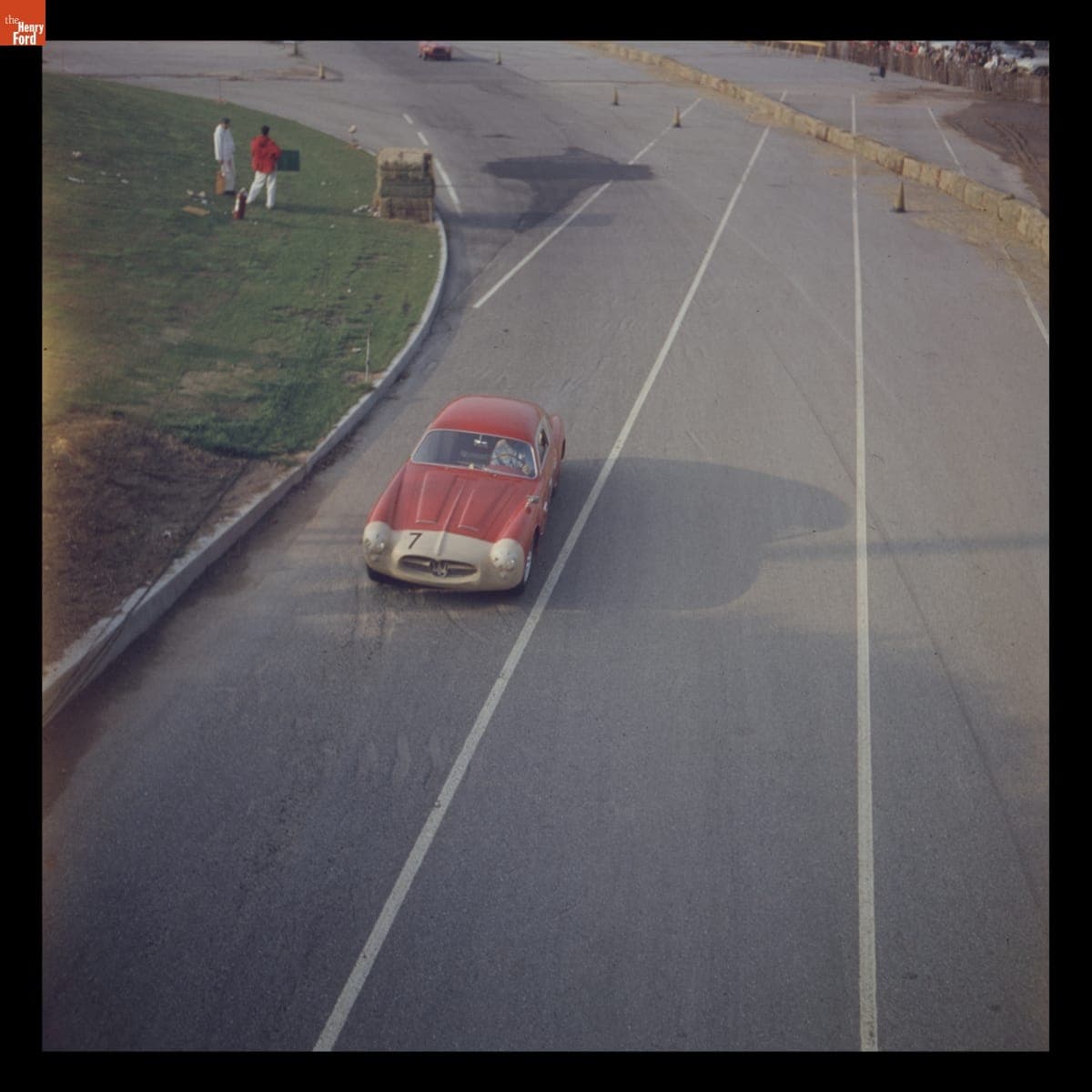 Maserati Driven by Skip Conklin in the Pomona Sports Car Races, February 1958