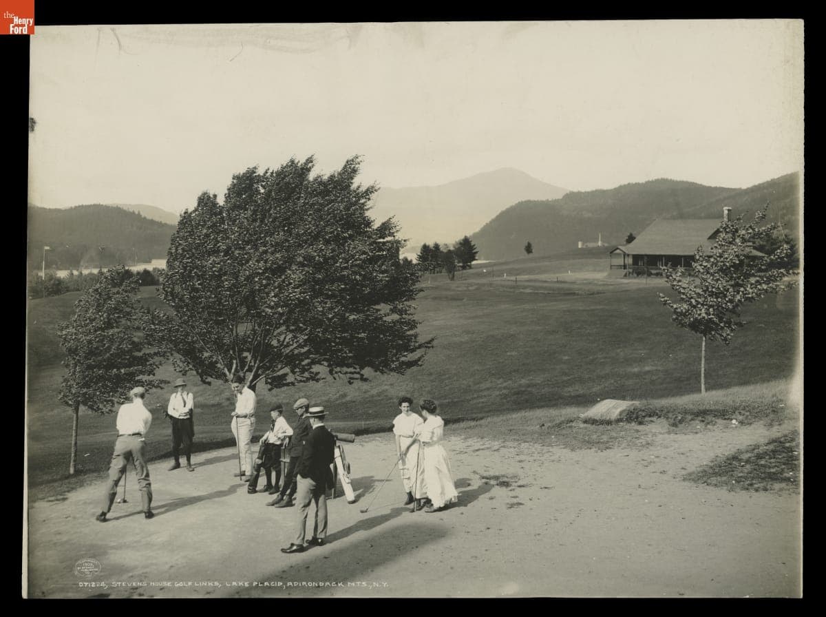 Stevens House Golf Links, Lake Placid, Adriondack Mountains, New York, 1909