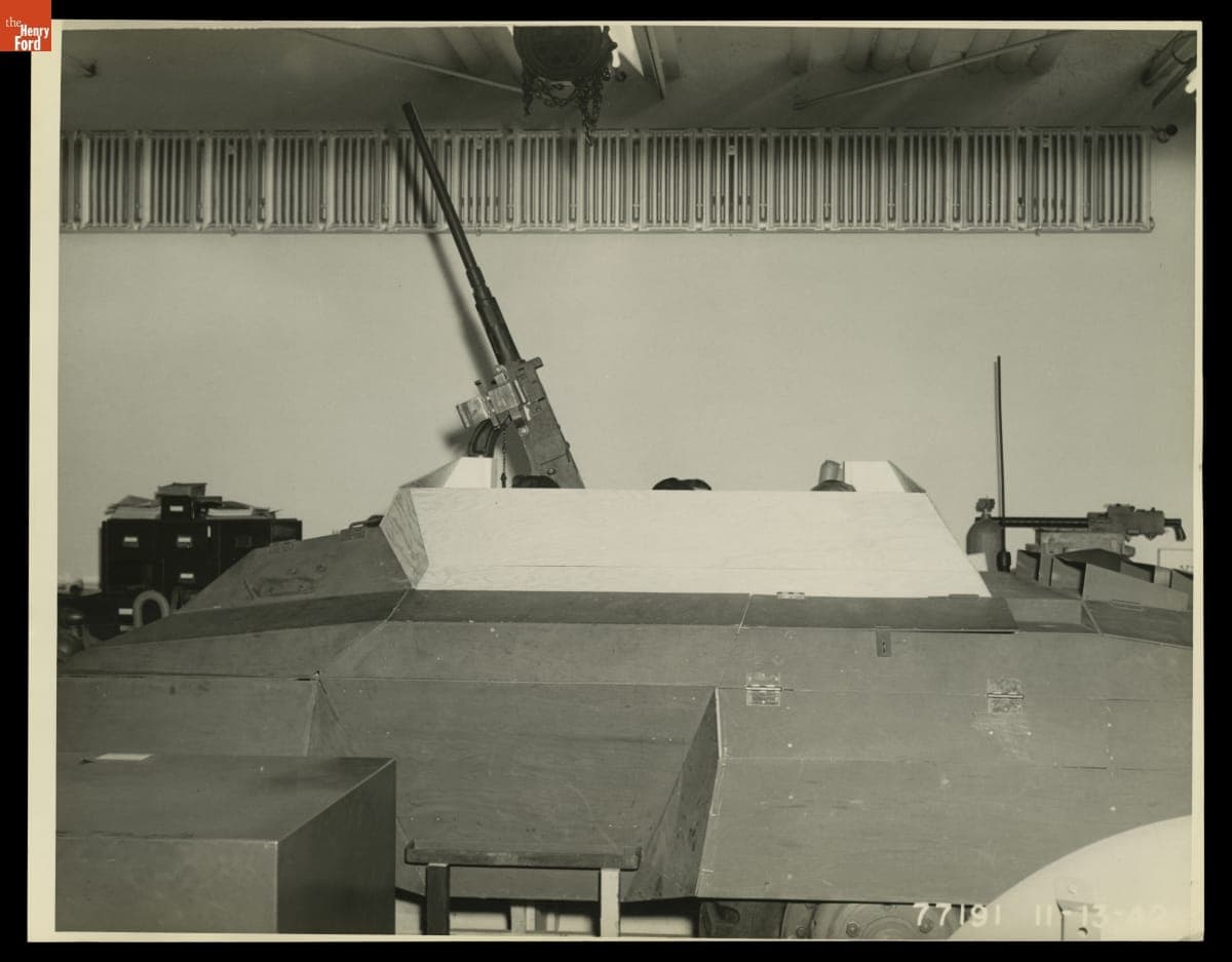 Wooden Model of Ford Motor Company T22 Prototype Armored Car, November 1942