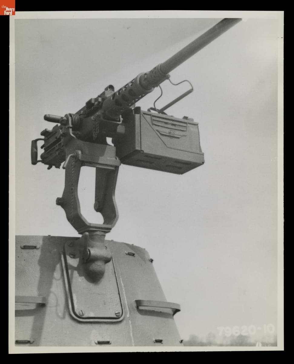 .50 Caliber Machine Gun for M8 Armored Car, April 1944