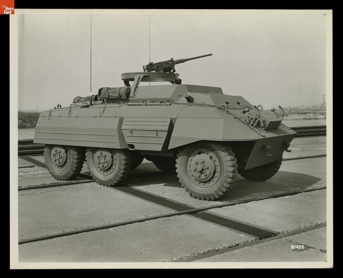 M20 Armored Car Built at the Ford Motor Company Chicago Assembly Plant, March 1945