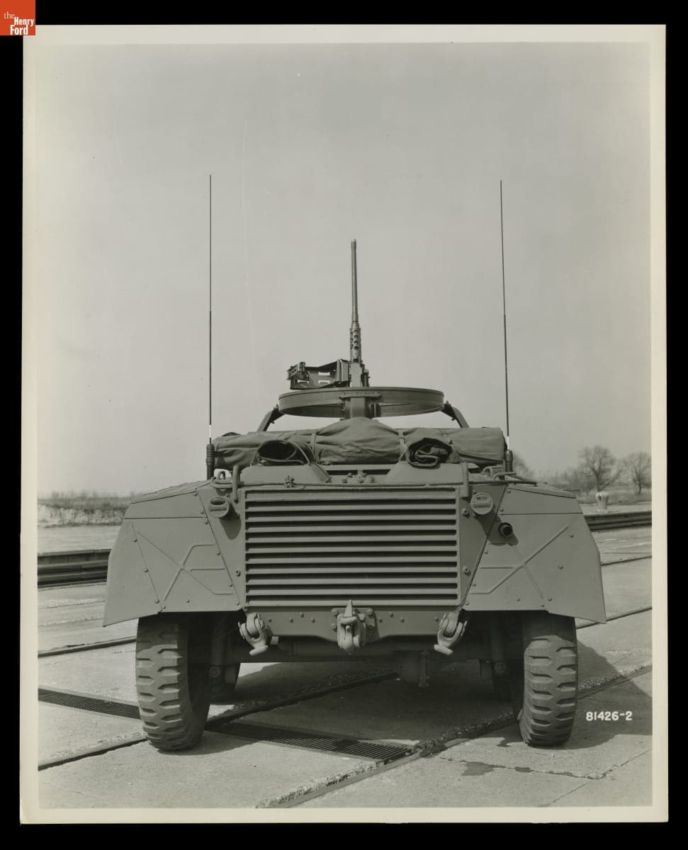 M20 Armored Car Built at the Ford Motor Company Chicago Assembly Plant, March 1945