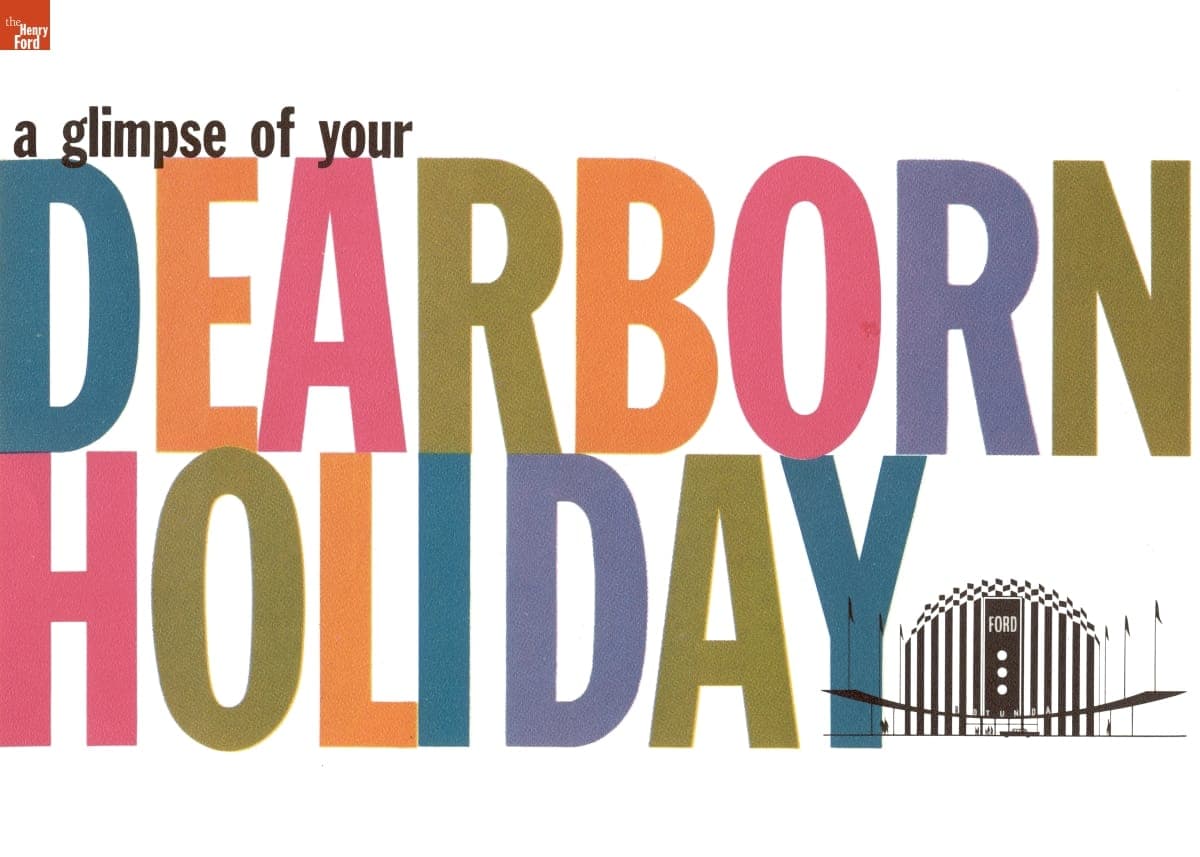 "Ford Rotunda Presents...a Glimpse of Your Dearborn Holiday," 1957