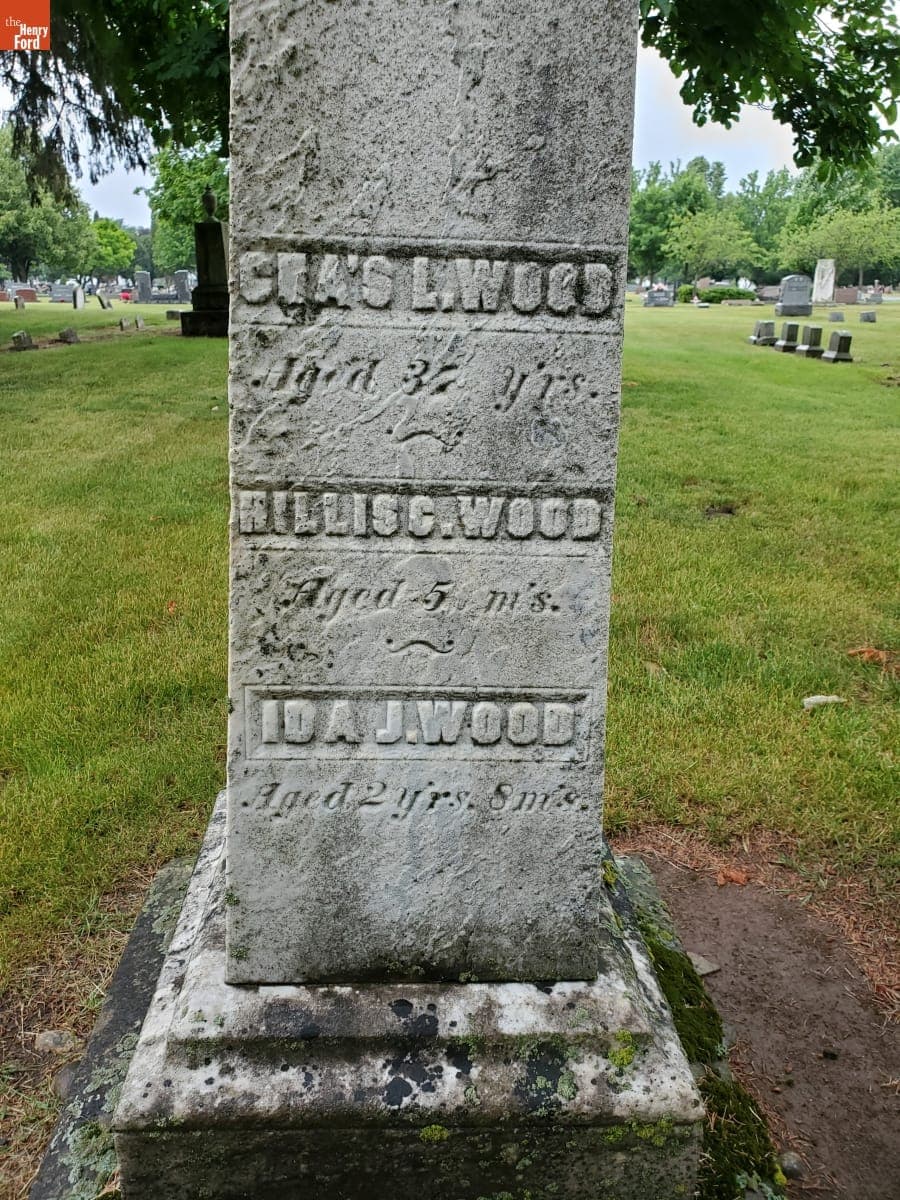 Wood Family Gravesite, Tecumseh, Michigan, June 2021