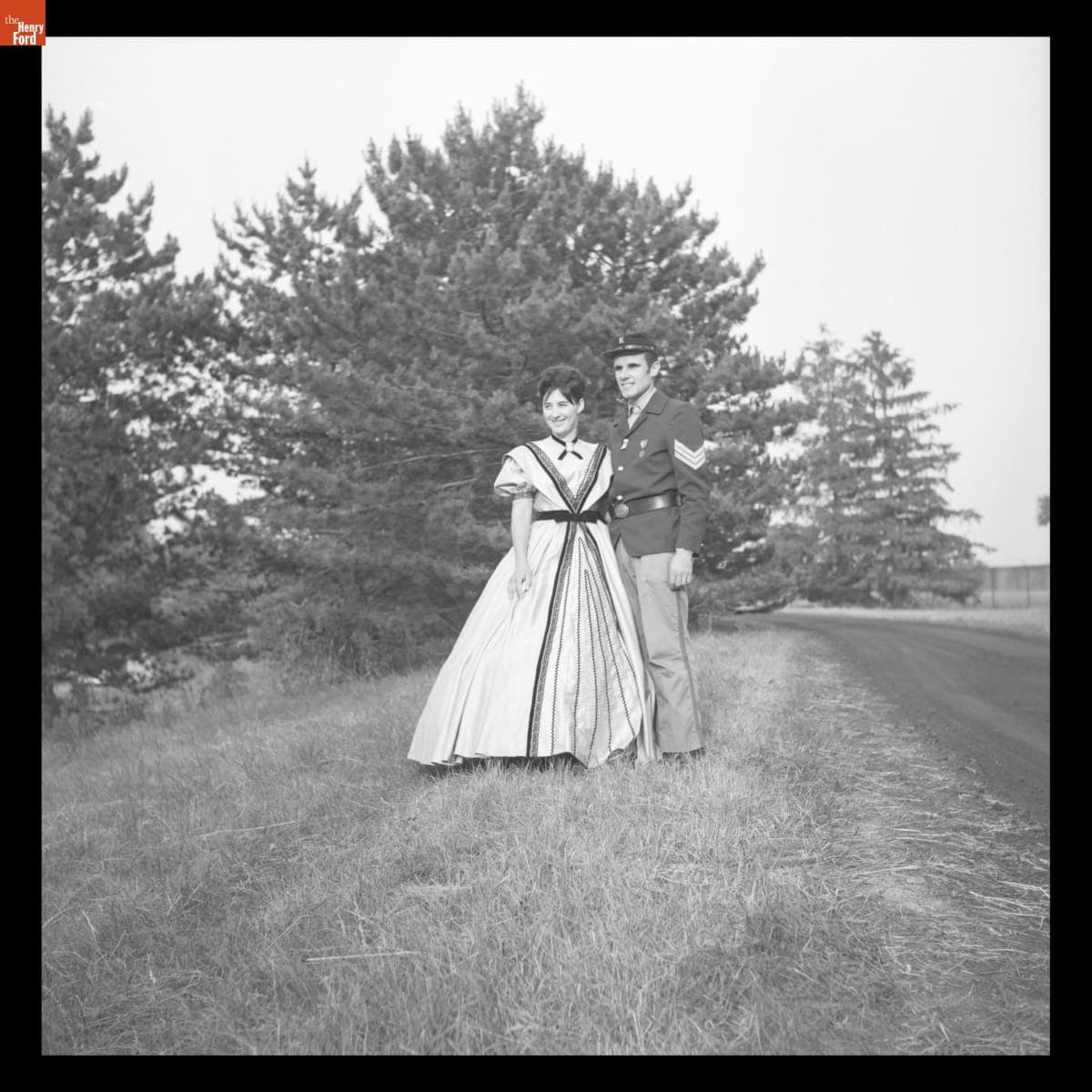Rosalie and Rudy Ruzicska at Muzzle Loaders Festival in Greenfield Village, June 1966