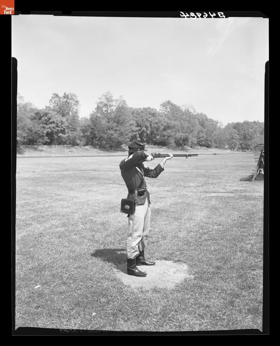 Rudy Ruzicska at Muzzle Loaders Festival in Greenfield Village, June 1967