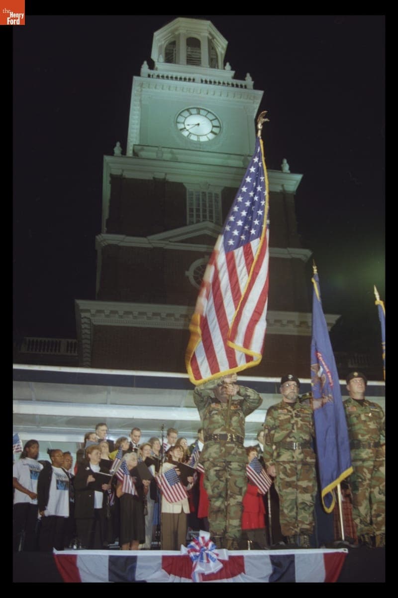 "Peace and Unity" Candlelight Vigil at Henry Ford Museum, September 19, 2001