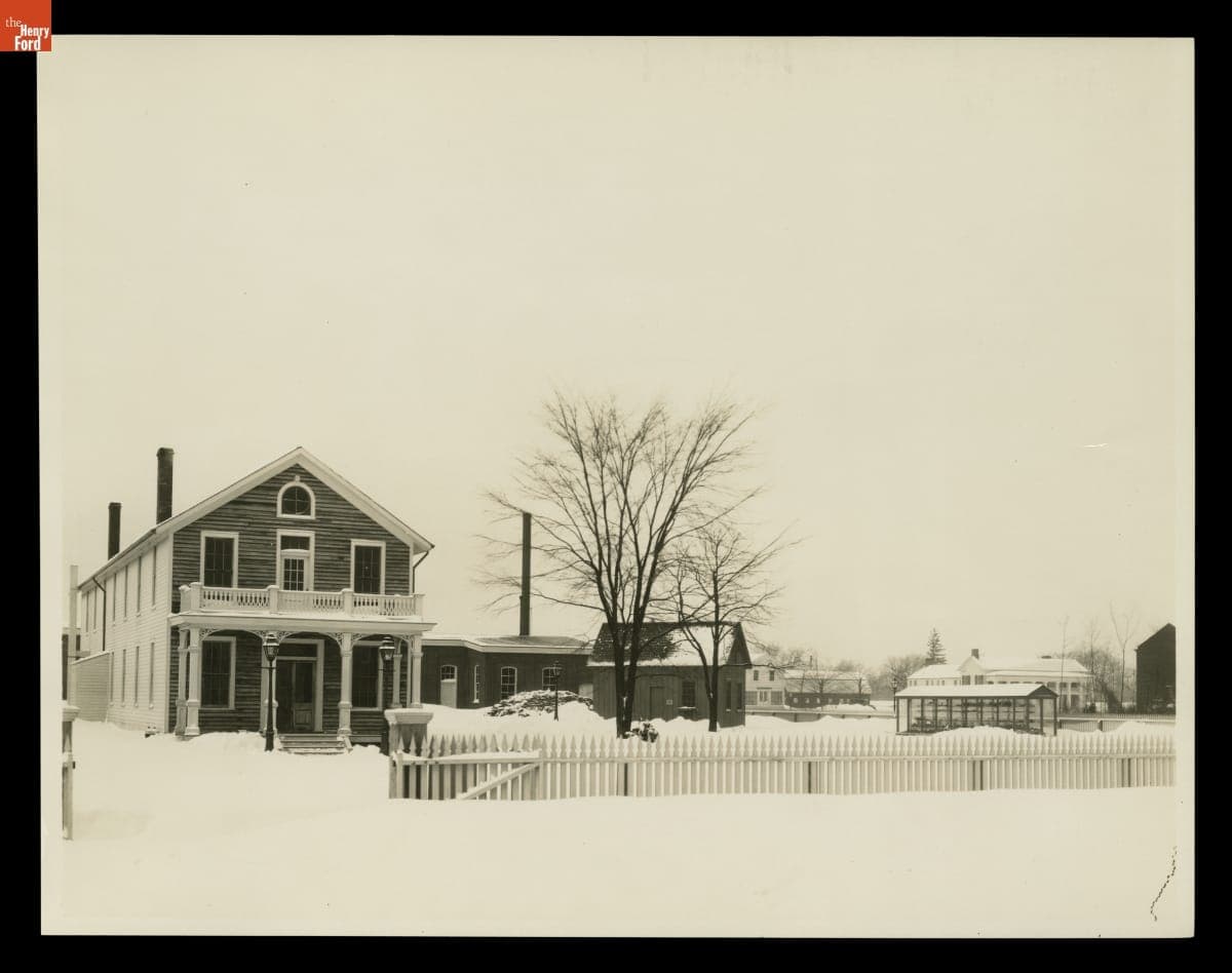 Menlo Park Compound in Greenfield Village, December 1929