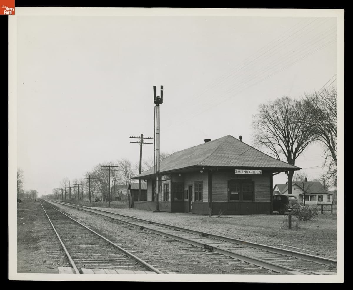 New Smiths Creek Depot, Built on the Site of the Original, March 1944